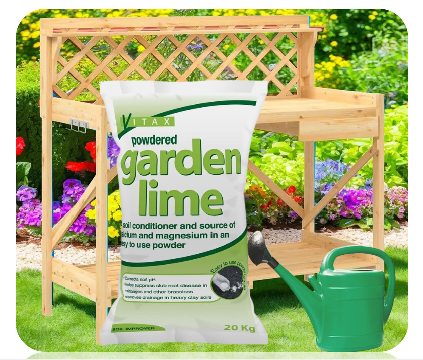 Vitax Garden Lime 20kg | Essential plant food | Adds calcium & magnesium to soil