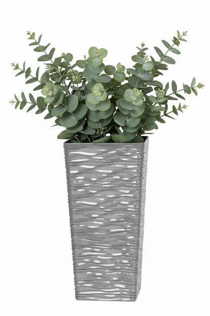Fixtures Glaze Wave LARGE 55cm Planter {Grey}