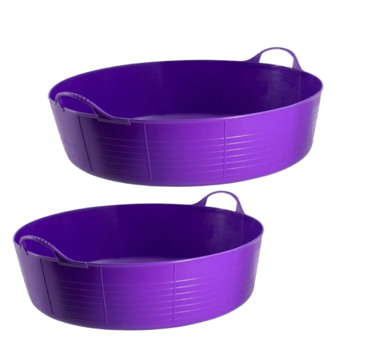 Red Gorilla Tubtrug Purple Flexible Large 35L Shallow.