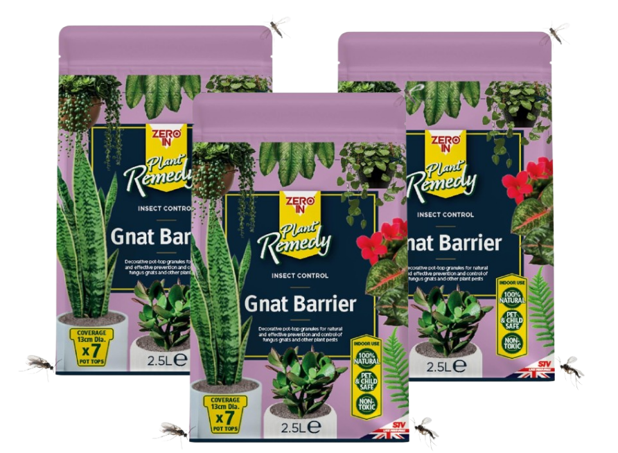 Zero-In Gnat Barrier Granules | 100% Natural Pumice Granules| 1 x 2.5L Bag