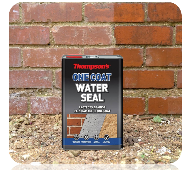 Ronseal Thompsons One Coat Water Seal 5 Litre Clear | Walls and Out Building Protection