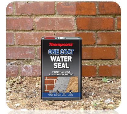 Ronseal Thompsons One Coat Water Seal 5 Litre Clear | Walls and Out Building Protection
