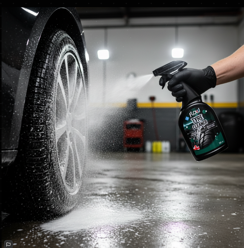 Flow Tyre Cleaner and Dressing Spray | 1 x 750ml