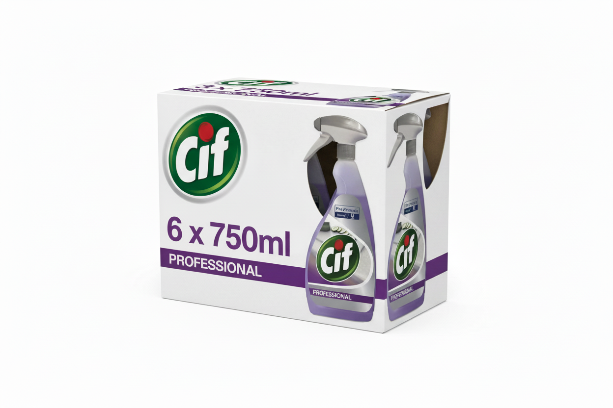 Cif Pro-Formula 2in1 Kitchen Cleaner Disinfectant Spray 750ml