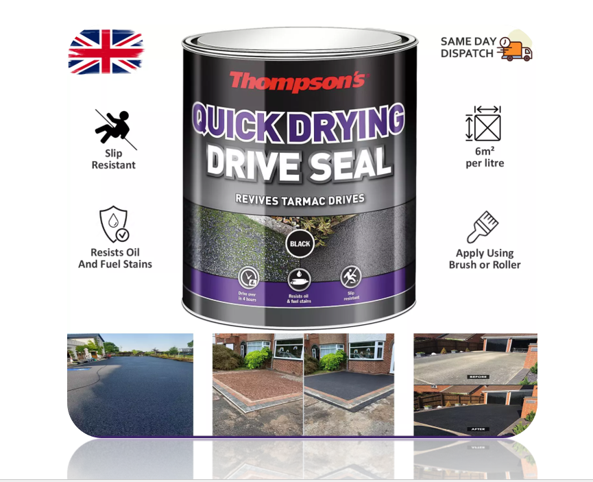 Thompson's [Ronseal}  Black Quick Drying Drive Seal - 5L