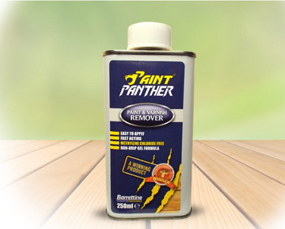 Paint Panther Paint And Varnish Remover 250ml | Low Odour | Gel Consistency