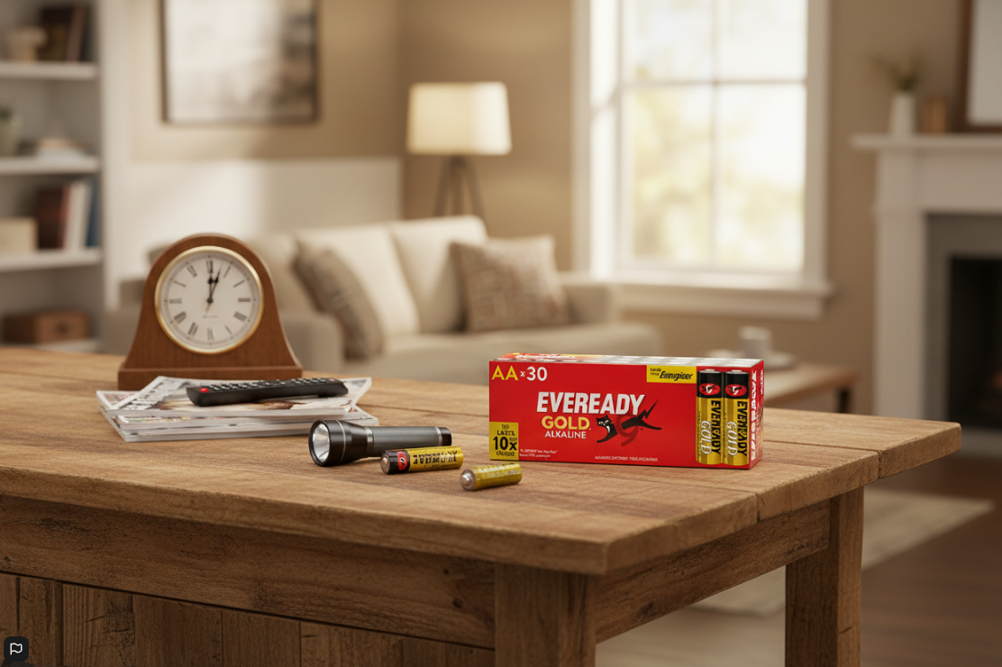 Eveready AA Alkaline Gold | 10 x Extra Life | 30 Pack
