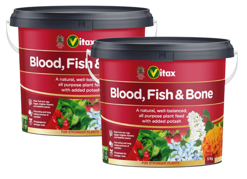 Vitax Blood Fish & Bone Fertiliser 5kg Tubs