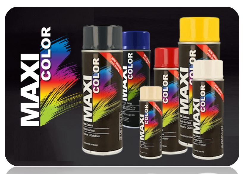 Maxicolor Quick Drying Spray Paint MATT White 400ml