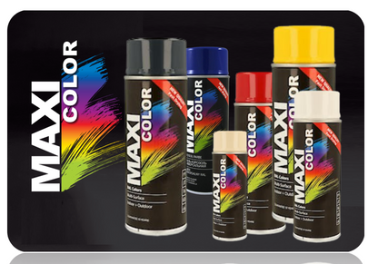 Maxicolor Quick Drying Spray Paint MATT White 400ml