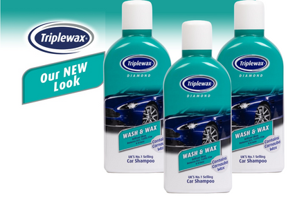 Triplewax Premium Diamond Wash & Wax 1L {3 Pack}