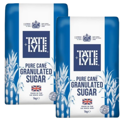 Tate and Lyle Granulated Sugar 2 x 1 kg
