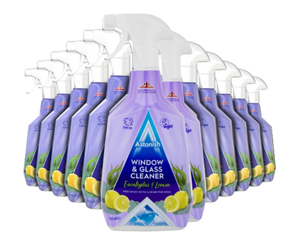 Astonish Window & Glass Cleaner Spray 750ml x 3 Pack