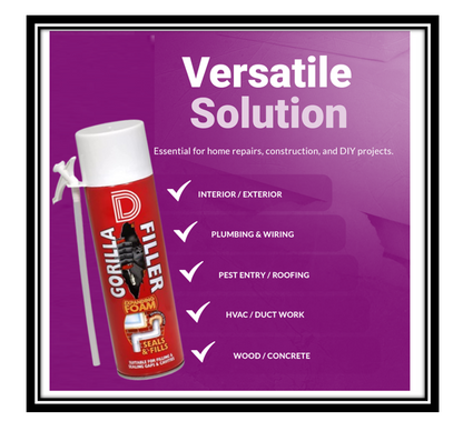 151 Gorilla Filler | 750ml Can | Expanding Foam | 1 x 750ml
