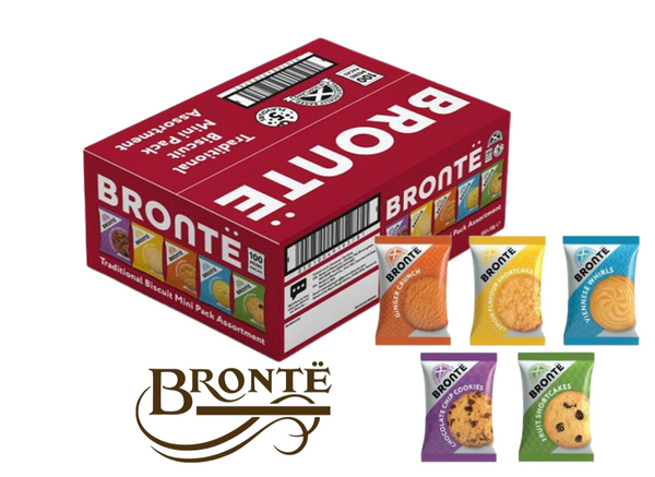 Bronte Traditional biscuit Mini-Packs individually wrapped 100 Packs of 2.