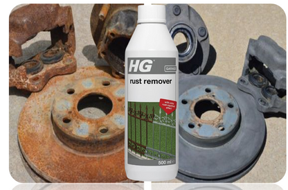 HG Rust Remover for Metal, Effective Rust Stain Remover & Repellent 500ml
