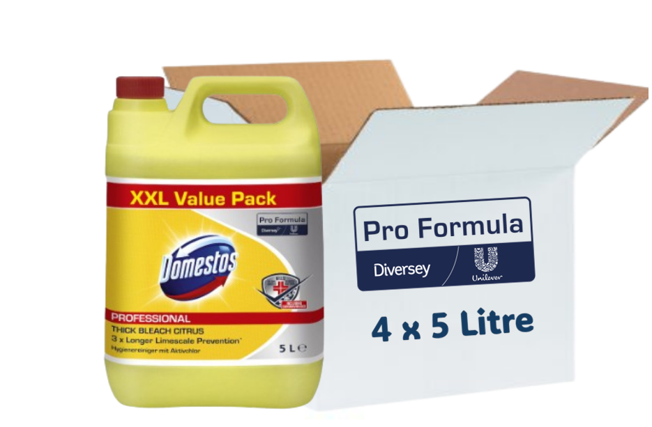 Domestos Professional Citrus Thick Bleach 5 Litre