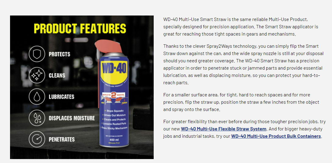 WD-40 Multi-Use Product Smart Straw 450ml - UK BUSINESS SUPPLIES
