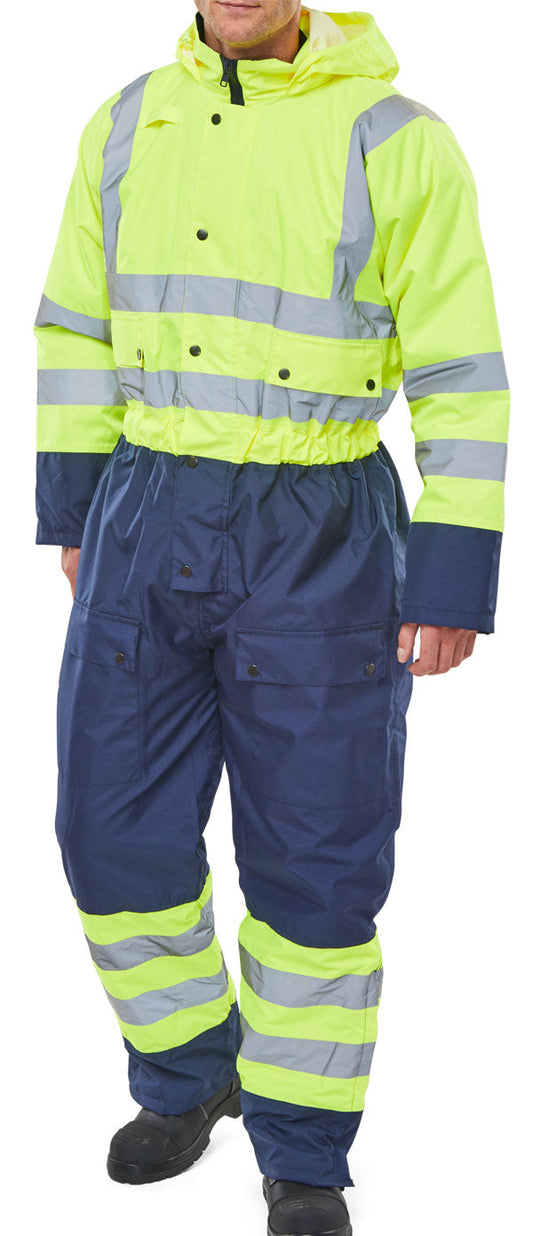Beeswift Two Tone 3XL Thermal Waterproof Coverall