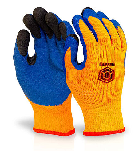 Beeswift Orange/Blue Thermo Star Gloves (Pair) ALL SIZES
