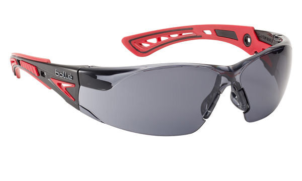 Bolle Safety Rush Platinum Smoke Glasses