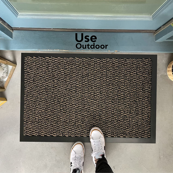 Fixtures Barrier Doorway Door Floor Mat 60cm x 120cm Brown