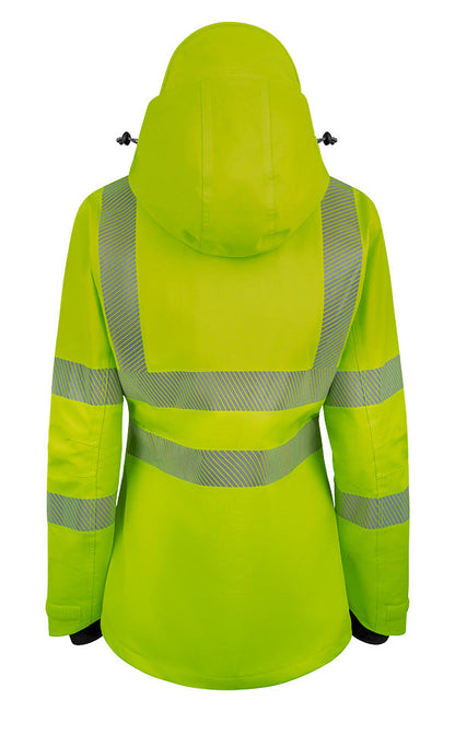 Beeswift Stormwear Womens Hi-Vis Jacket Yellow ALL SIZES