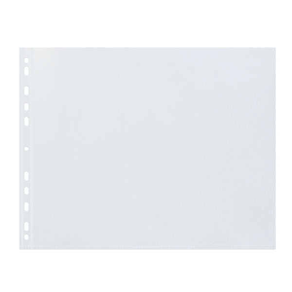 Oxford Punched Pocket Polypropylene Landscape A3 Clear 1x25 (25 Pack) 400005481