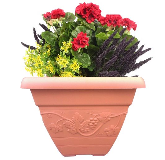 Wham Vineyard Terracotta Square Planter 32cm H236