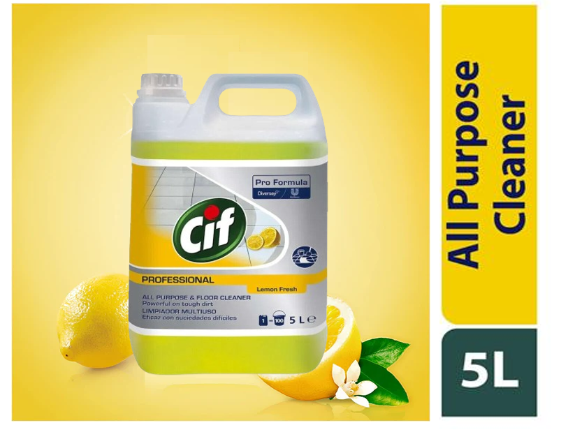 Cif Professional Lemon All Purpose Cleaner 2 x 5 Litre