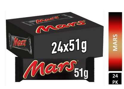 Mars Bars Pack 24's 51g Bars