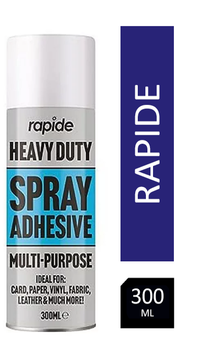 Rapide 300ml Heavy Duty Multi Purpose Aerosol Spray Adhesive Pack of 2