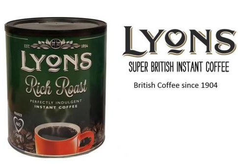Lyons Rich Roast Instant Coffee 750g {465 Cups}