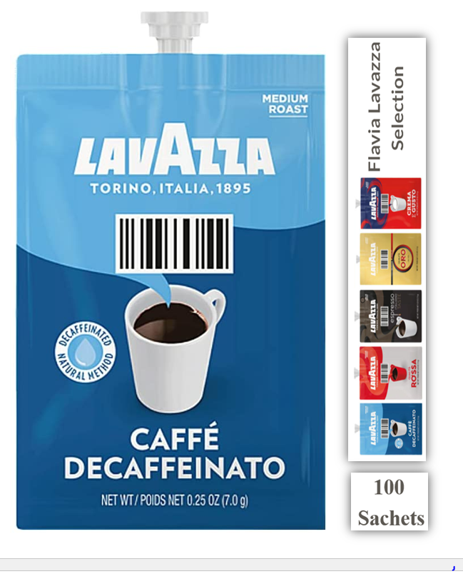 Flavia Lavazza Caffe Decaffeinato Sachets 100's - UK BUSINESS SUPPLIES