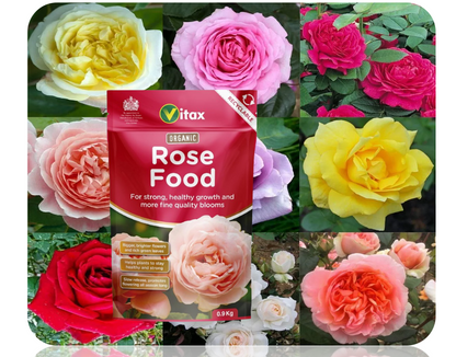 Vitax Organic Rose Feed Resealable Pouch 900g