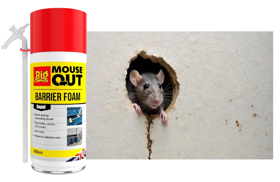 The Big Cheese Barrier Foam | Odor Destroyer and Pheromone Trail Remover | 400ml