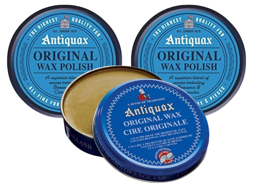 Antiquax Original Wax Polish & Enhancer 3x100ml | Finest Beeswax & Carnauba Wax