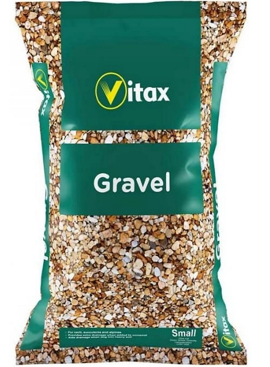 Vitax Horticultural Pea Gravel Lime Free Potting Stones Rockery Gravel Small 4kg