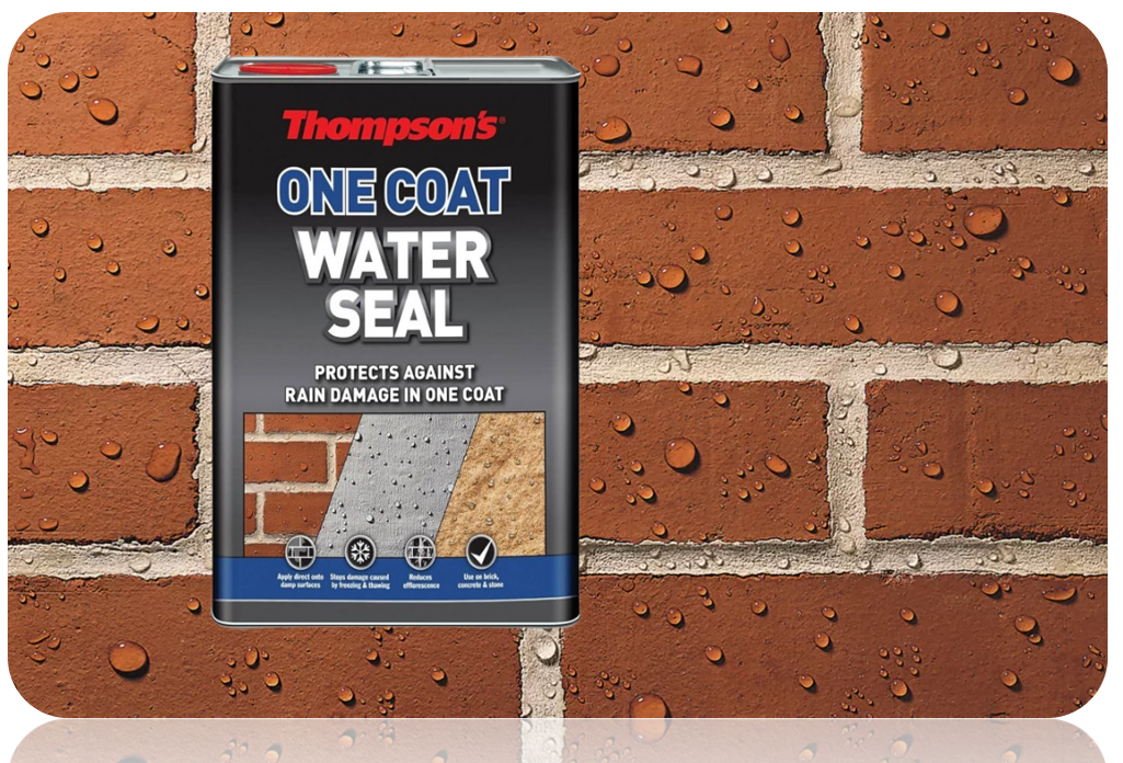 Ronseal Thompsons One Coat Water Seal 5 Litre Clear | Walls and Out Building Protection