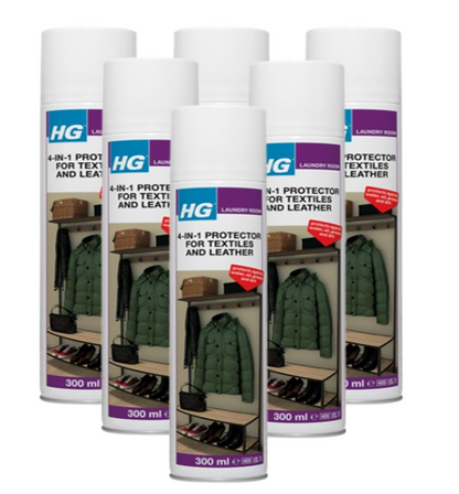 Hg 4-In-1 Protector For Textiles |  Waterproof Guard | 300ml Spray