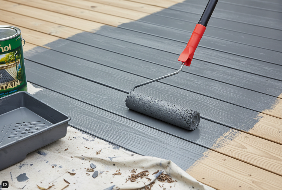 Dulux Cuprinol Anti-Slip Hardwearing Decking Stain - Silver Birch - 5L