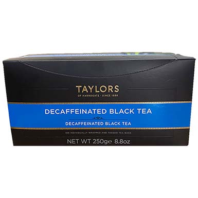 Taylors of Harrogate Decaf Breakfast Enveloped Tea Pack 100’s - UK BUSINESS SUPPLIES