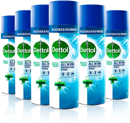 Dettol Antibacterial All-in-One Disinfectant Spray Crisp Linen 300ml 3021337