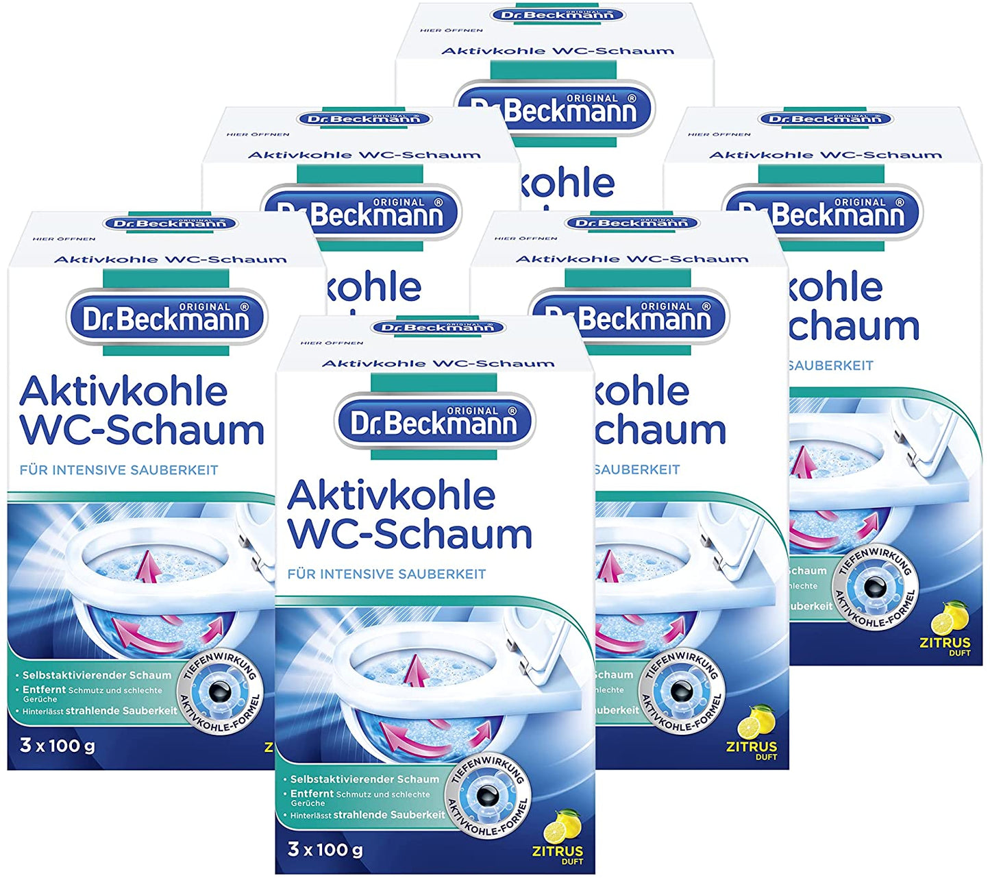 Dr. Beckmann Power-Foaming Toilet Cleaner 3x100g