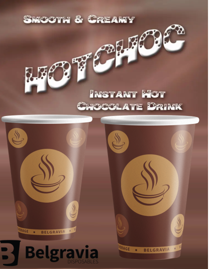 Belgravia 9oz Paper Vending Cups 1000's