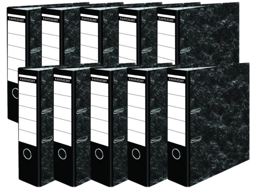 Lever Arch File Paper on Board A4 70mm Spine Width Cloud (Pack 10) - 27945DENTx10