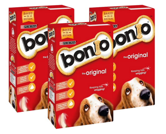 Bonio The Original Biscuits Dog Food 1.20kg | 3 Pack Bundle 3 x 1.2kg