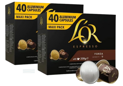 L'Or Forza 40's (Nespresso Compatible Coffee Pods)