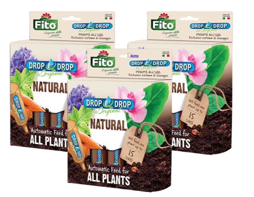 Fito Natural All Plants Automatic Drip Feeders Plant Food 3 x 5 Pack
