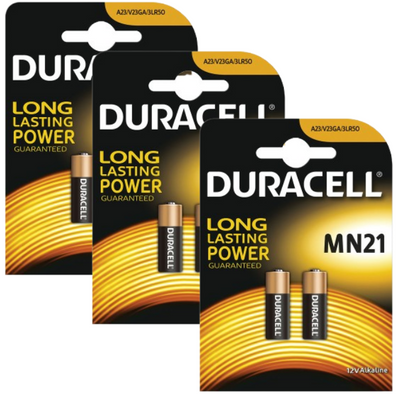 Duracell 12V Car Alarm Battery MN21 (Pack of 6)